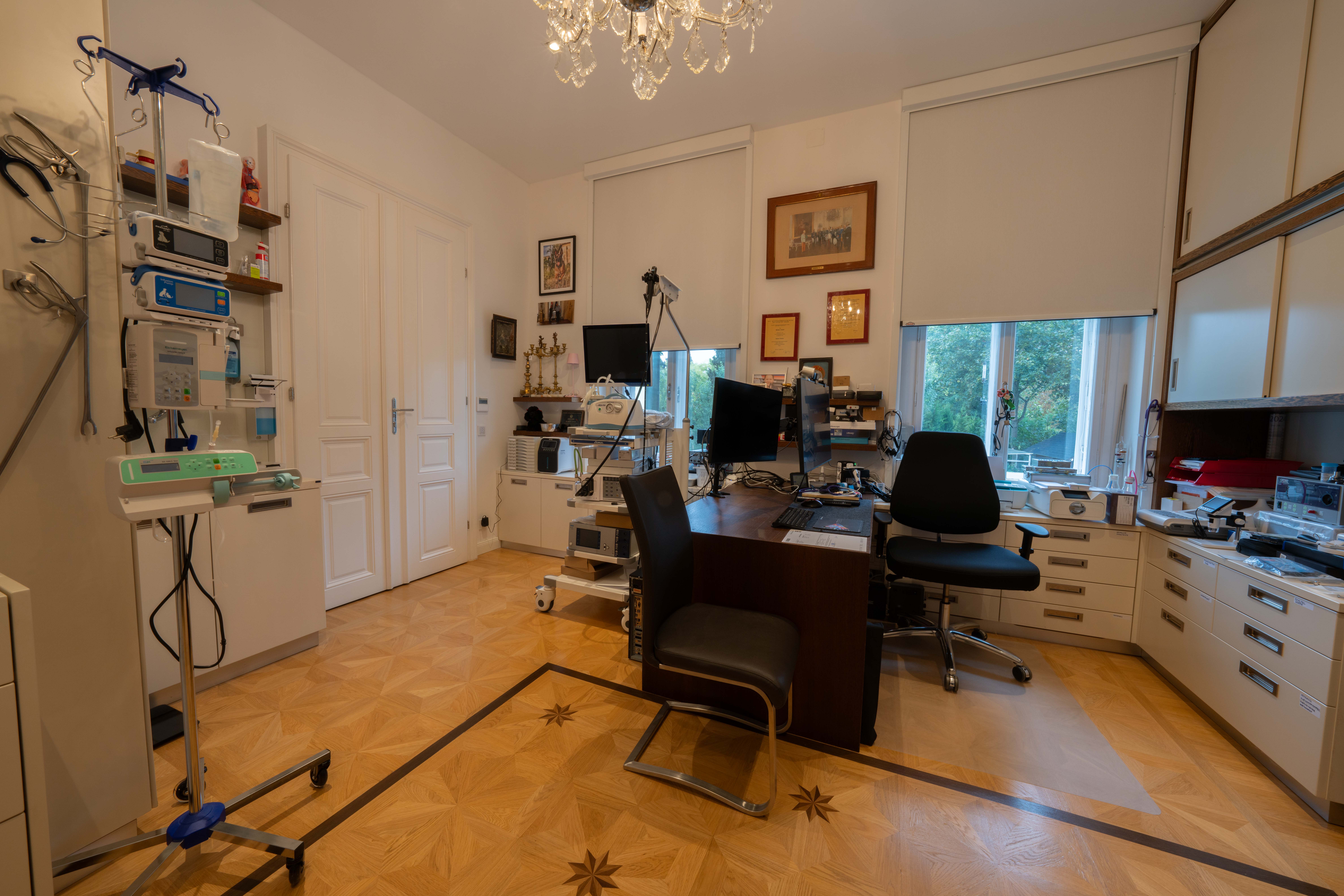 Behandlungsraum der Villa-Ordination — @tierarzt_wien auf Instagram